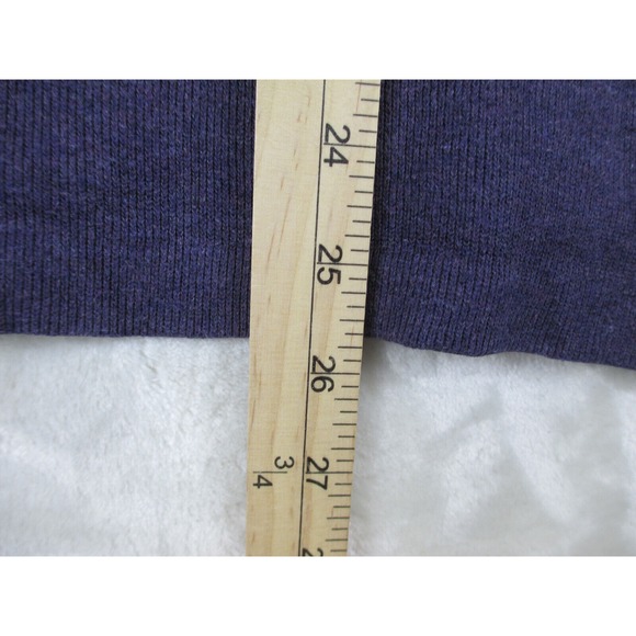 Ralph Lauren Sweater Mens Large Purple Knit Pullover Cotton 1/4 Zip Pony Casual* - Picture 8 of 9